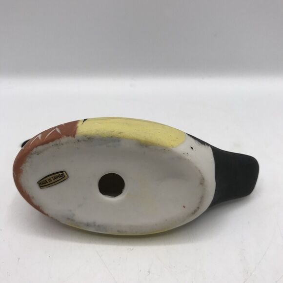 Porcelain Carolina Duck Decoy Miniature 4.5" Made In Tawain - Picture 5 of 8